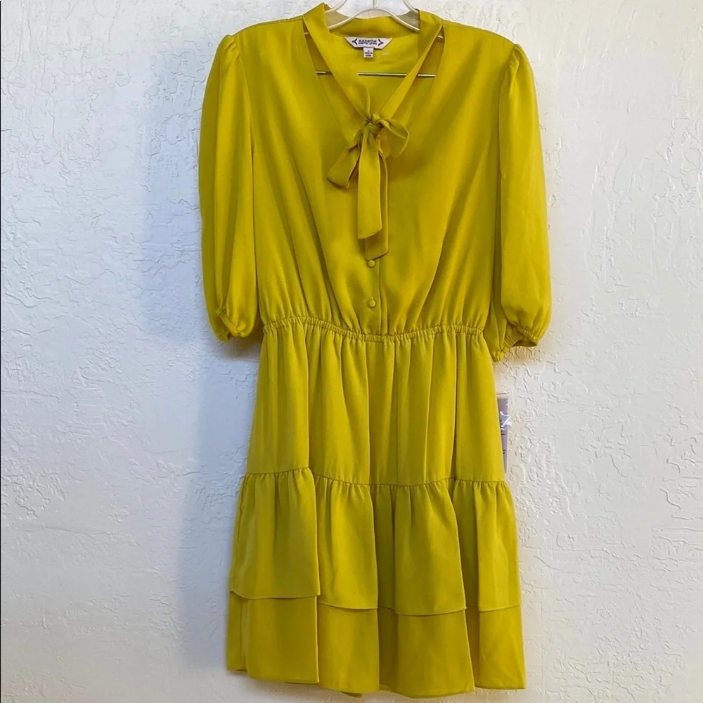 Nanette Lepore Neck Tie Tier Dress - Picture 1 of 8